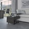 Tuhome Luanda Lift Top Coffee Table, Casters, One Shelf, Espresso, 19.6 L x 21.6 in W x 15.3 H MLC5015 - alternate 2